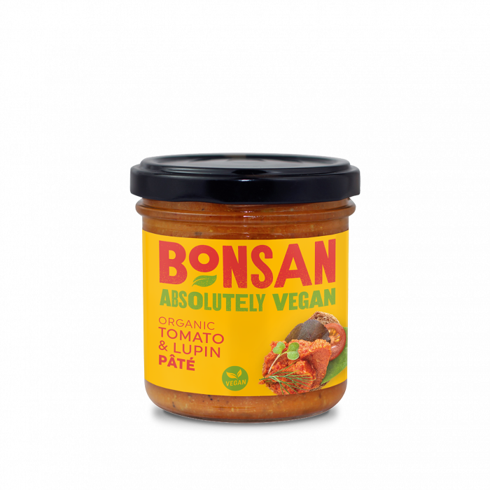 Bonsan Organic Tomato & Lupin Pate 140g - Pack of 2