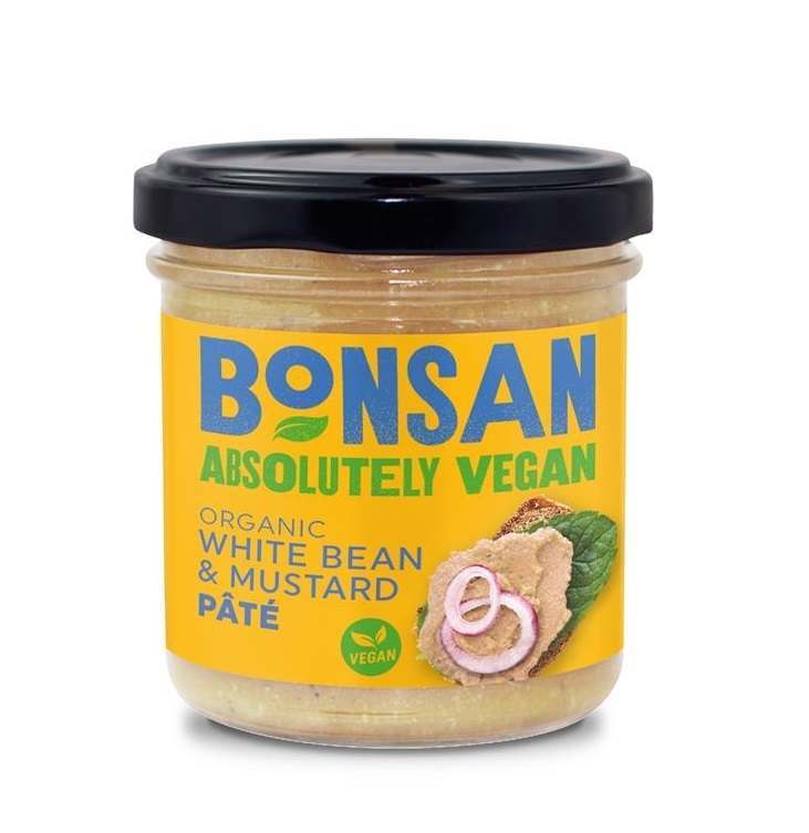 Bonsan Organic Vegan White Bean & Mustard Pate 140g