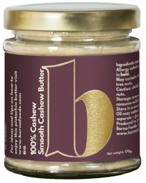 Borna Smooth 100% Cashew Butter 170g