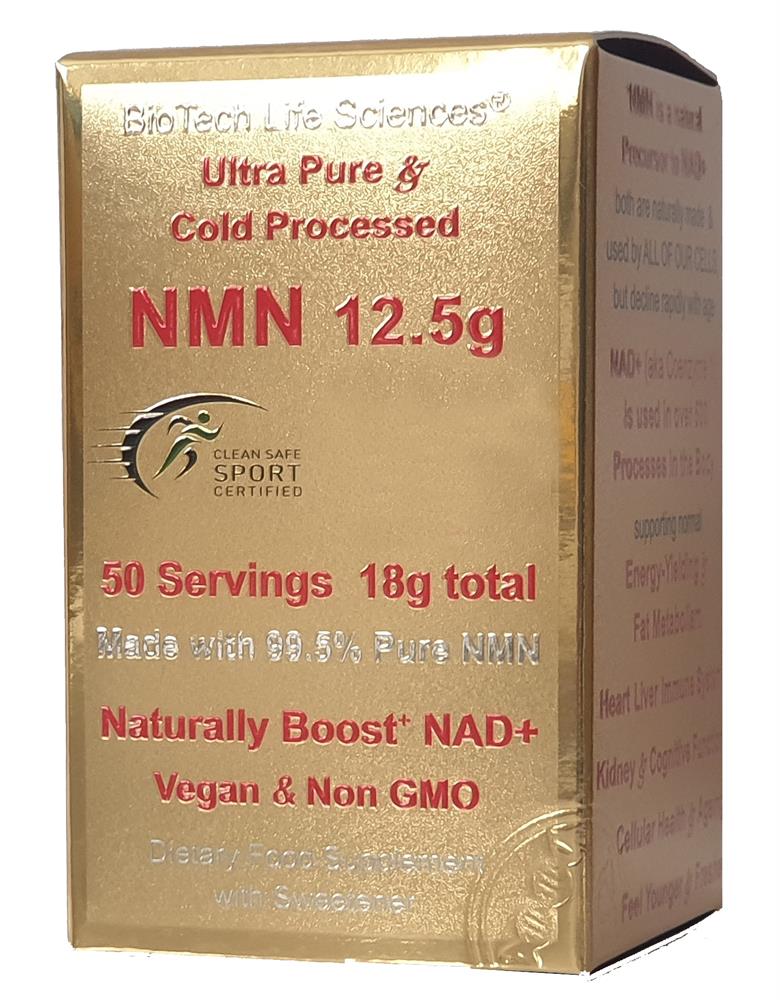 NMN 12 grams Anti-Ageing NAD+ Precursor Ultra Pure >99.5% +Citrus
