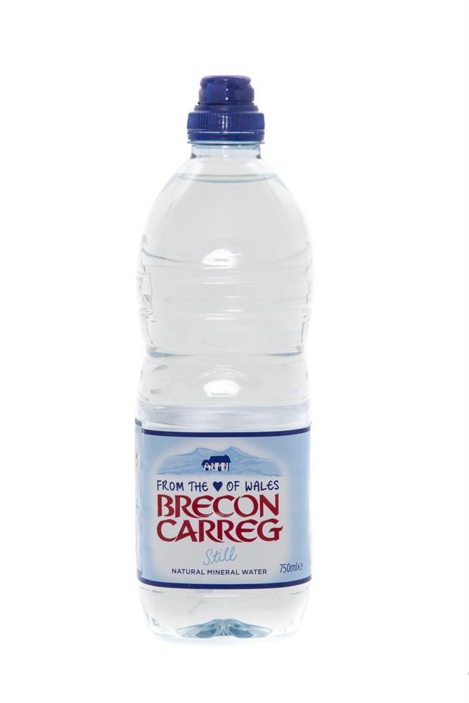 Brecon Natural Mineral Water 750ml Sports Cap