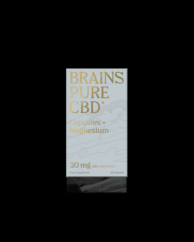 Brains Pure CBD + Magnesium 28 Capsules