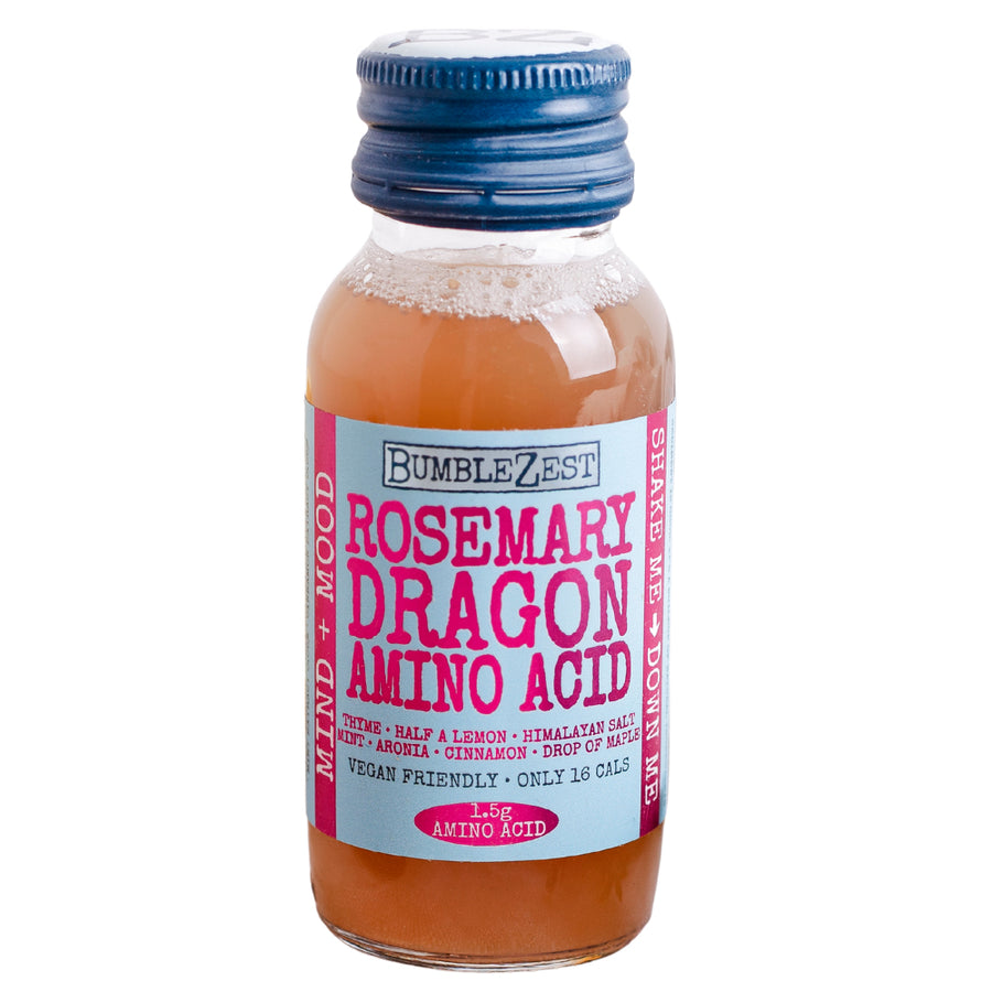 Bumblezest Mind & Mood Rosemary, Thyme & Dragon Fruit Shot 60ml - 4 Bottles