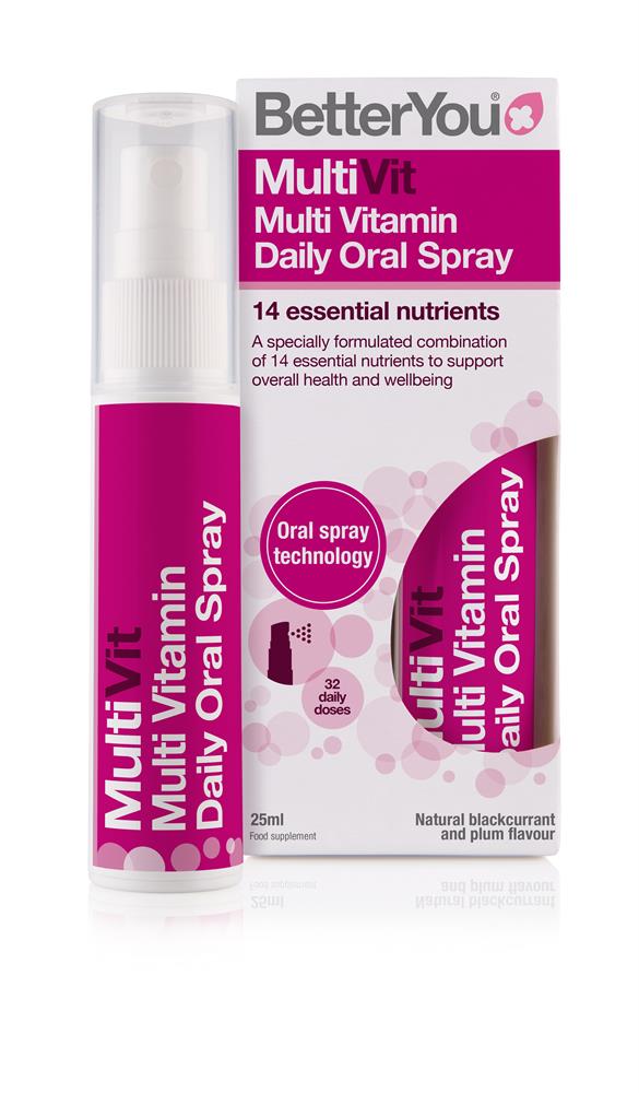 BetterYou MultiVit Daily Multivitamin Oral Spray 25ml