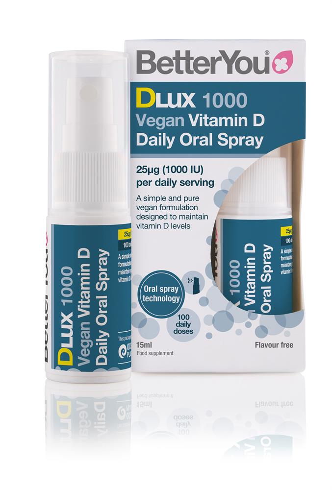 DLux1000 Vegan Vitamin D Daily Oral Spray 15ml Peppermint
