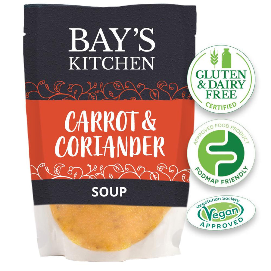Bays Kitchen Low FODMAP Carrot & Coriander Soup 300g - Pack of 2