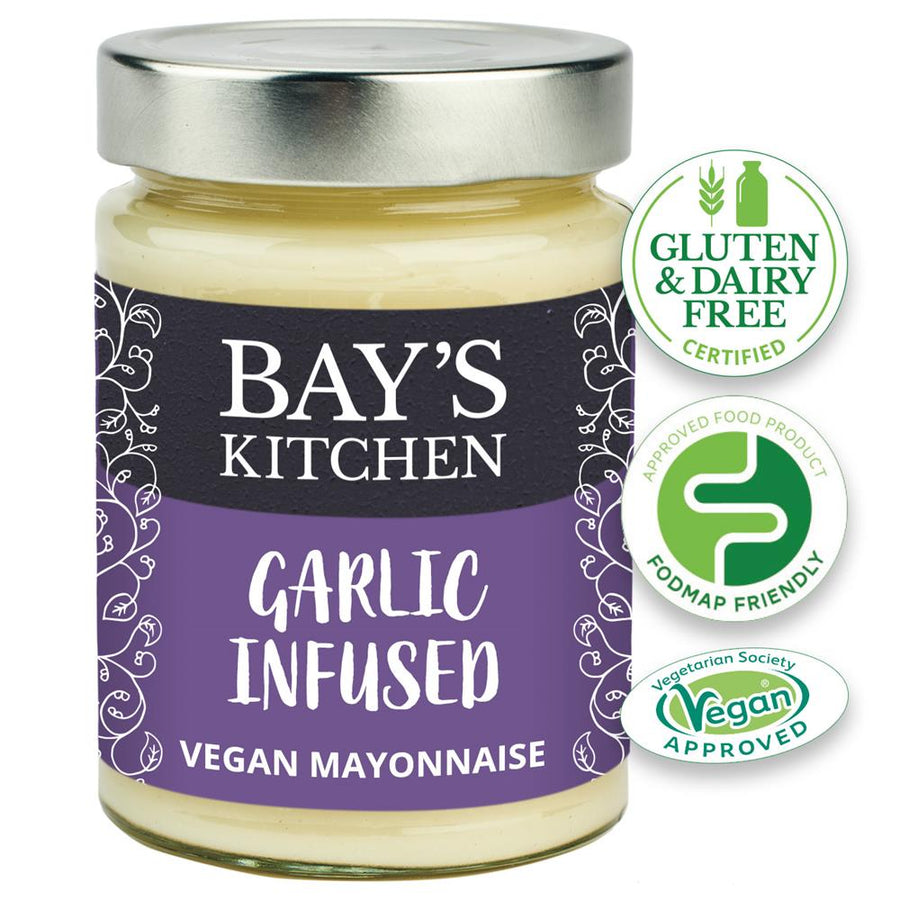 Bays Kitchen Low FODMAP Garlic Infused Vegan Mayonnaise 260g - Pack of 2