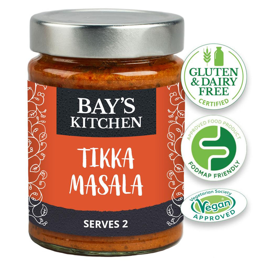 Bays Kitchen Low FODMAP Vegan Tikka Masala Stir-in Sauce 260g - Pack of 2