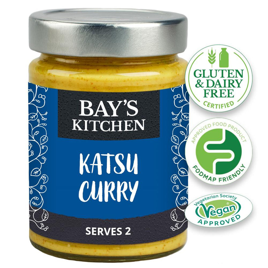 Bays Kitchen Low FODMAP Vegan Katsu Curry Stir-in Sauce 260g - Pack of 2