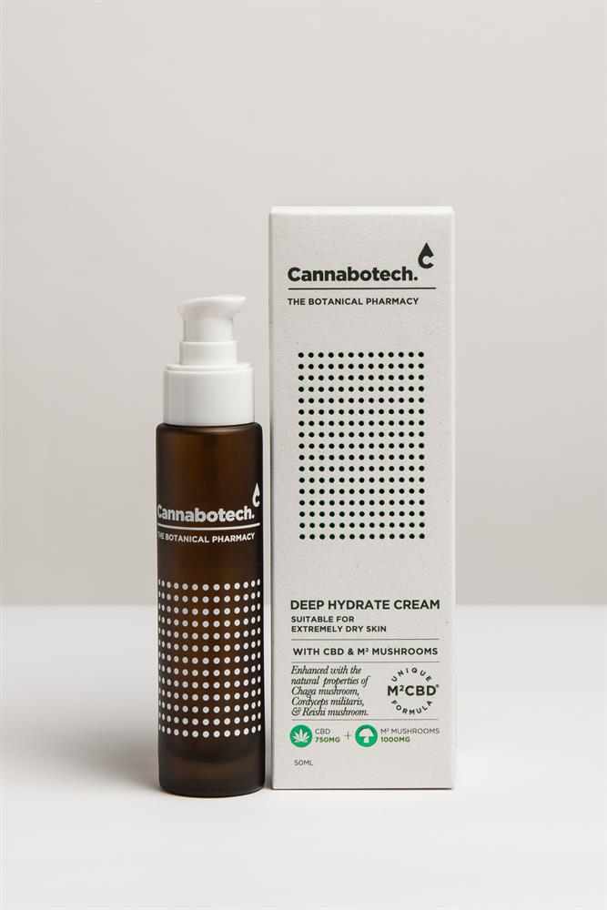 Cannabotech Deep Hydrate Mushroom & CBD Cream 50ml