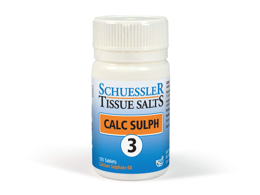 Schuessler Calc Sulph No.3 Tissue Salts 125 Tablets