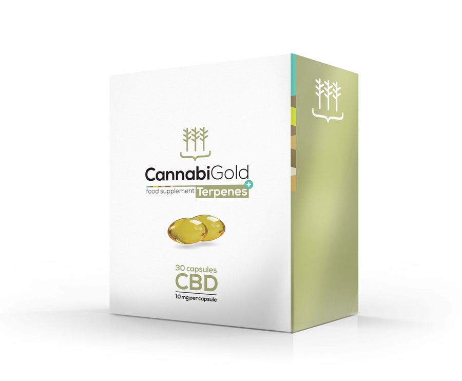 Cannabigold Terpenes+ CBD Soft-Gels 10mg - 30 Capsules