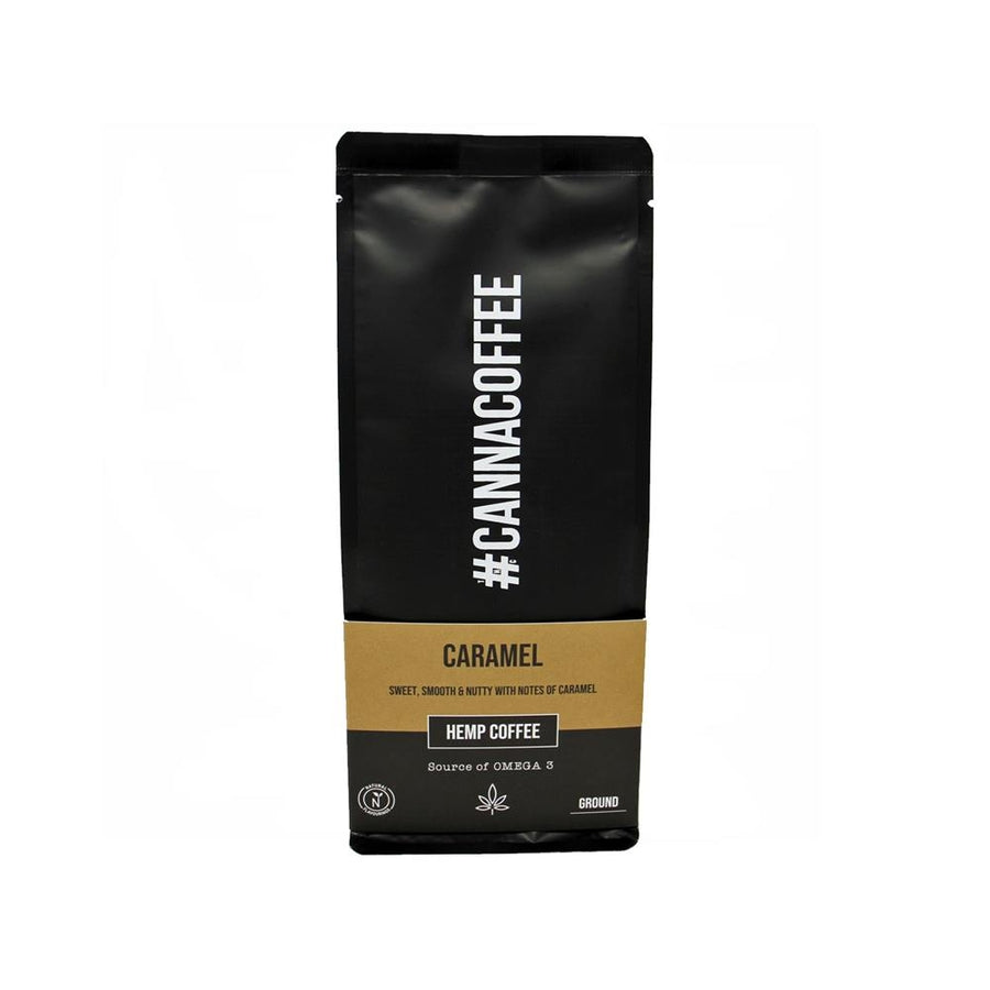 CANNACOFFEE Vegan Caramel Hemp Ground Coffee 227g