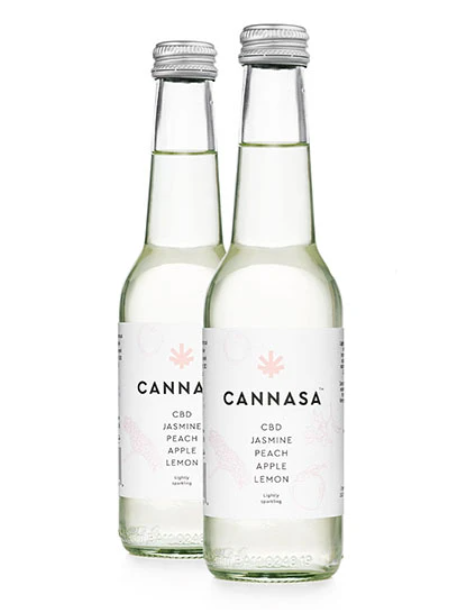 Cannasa Botanical Peach & Jasmine CBD Drink 275ml