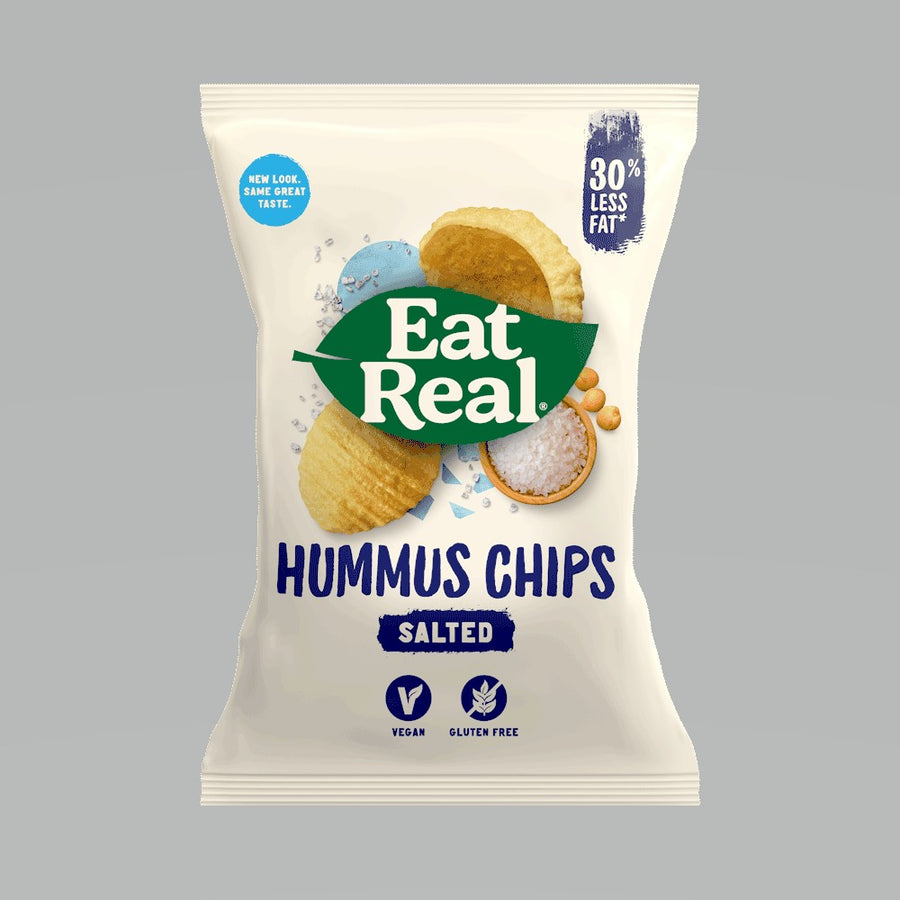 Eat Real Hummus Sea Salt Chips 135g - Pack of 5