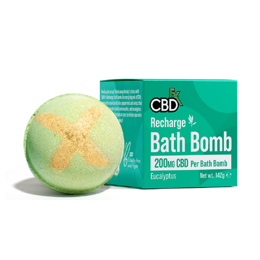 CBDfx 200mg CBD Recharge Bath Bomb