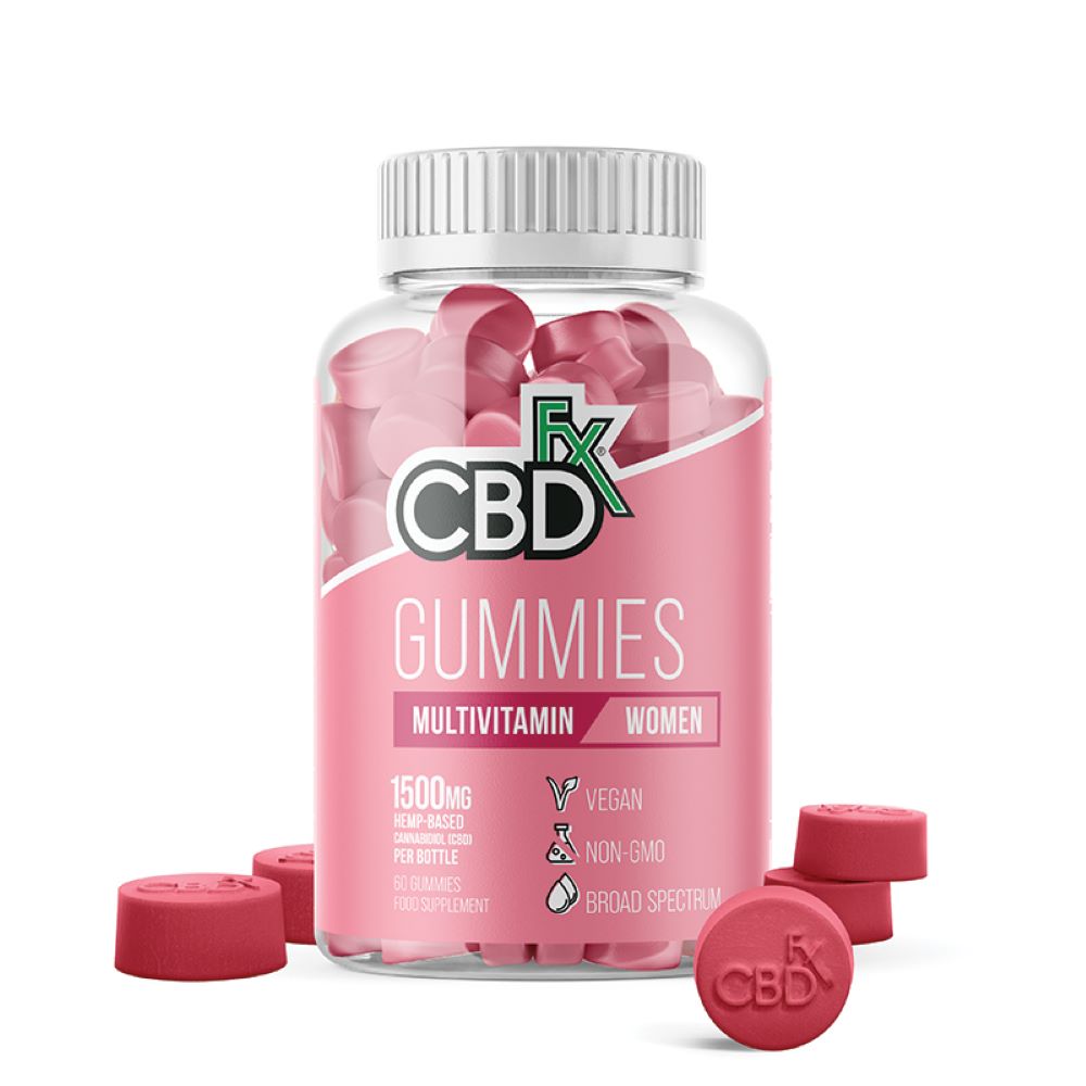 CBDfx 1500mg Multivitamin Gummies for Women - 60 Gummies