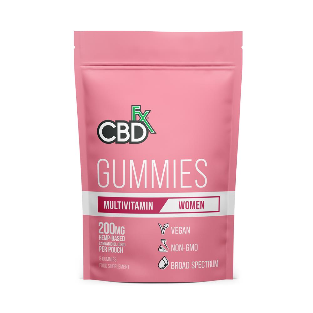 CBDfx CBD 200mg Multivitamin for Women - 8 Gummies