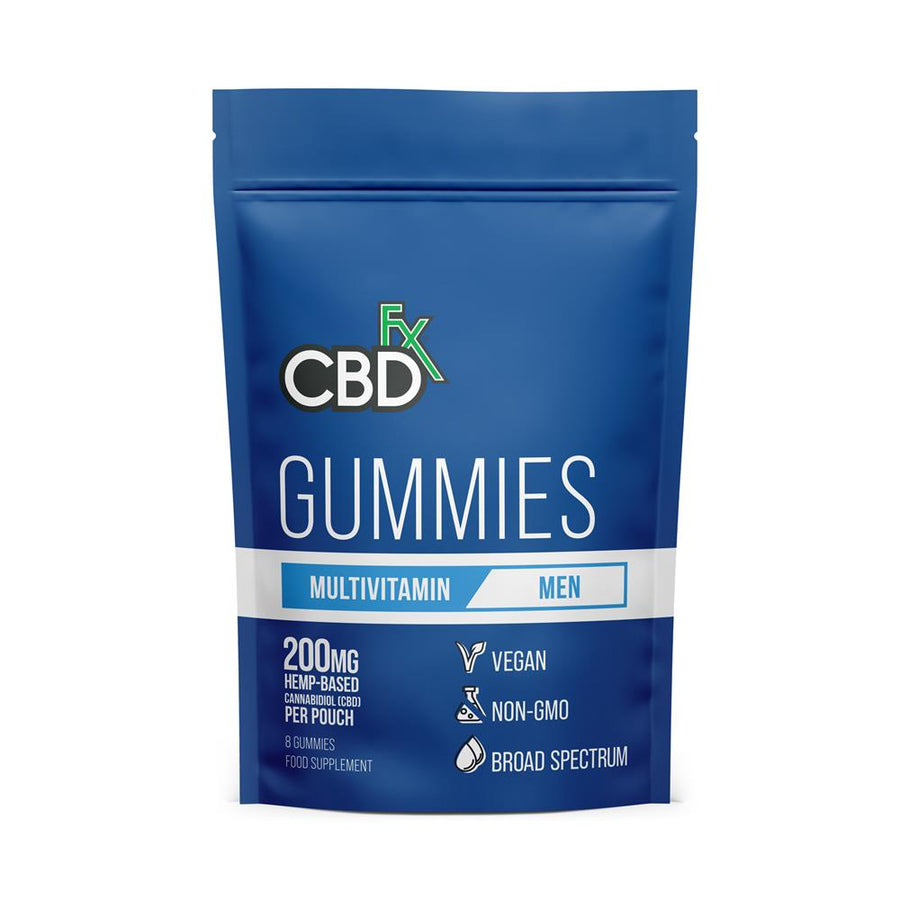 CBDfx CBD 200mg Multivitamin for Men - 8 Gummies