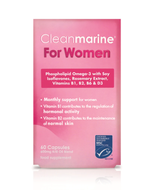 Cleanmarine Krill Oil for Women 60 Capsules