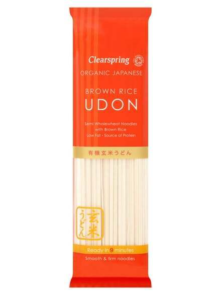 Clearspring Organic Japanese Brown Rice Udon Noodles 200g