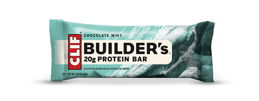 Clif Bar Builders Chocolate Mint Protein Bar 68g - Pack of 12