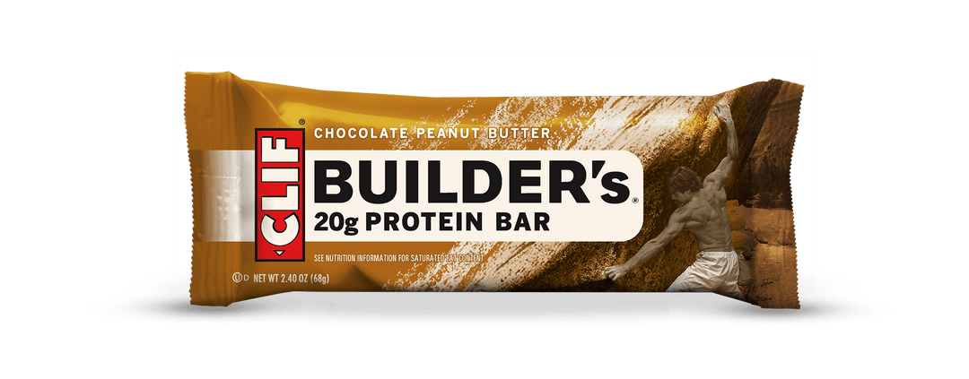Clif Bar Builders Chocolate Peanut Butter Protein Bar 68g - Pack of 12