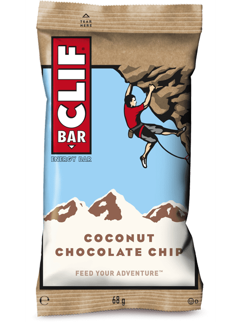 Clif Bar Coconut Chocolate Chip Energy Bar 68g - Pack of 12