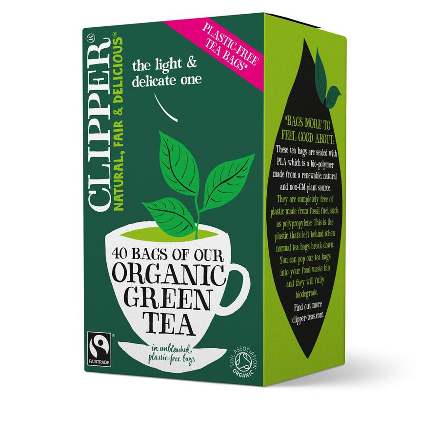 Clipper Fairtrade & Organic Green Tea 40 Bags