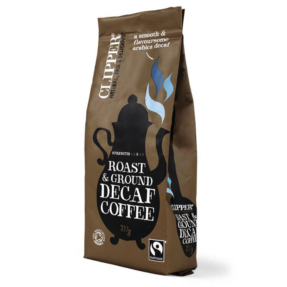 Clipper Organic Fairtrade Decaffeinated Style Roast & Ground Coffee 227g