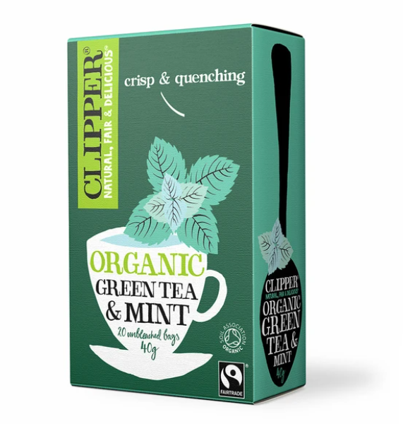 Clipper Organic Green Tea & Mint 20 Bags