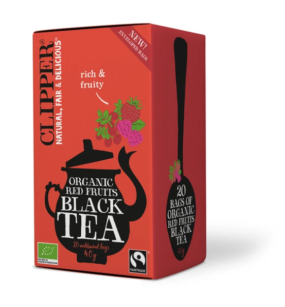 Clipper Organic Red Fruits Black Tea 20 Bags
