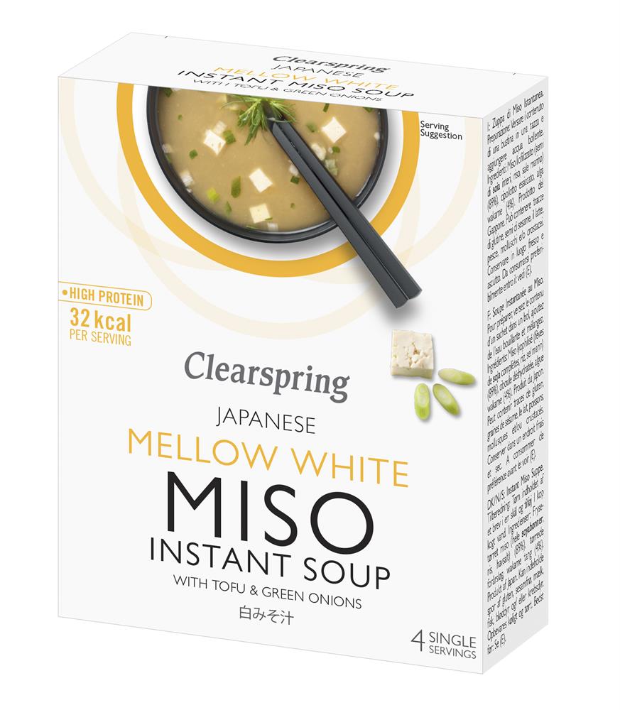 Clearspring Instant Miso Soup - Mellow White with Tofu