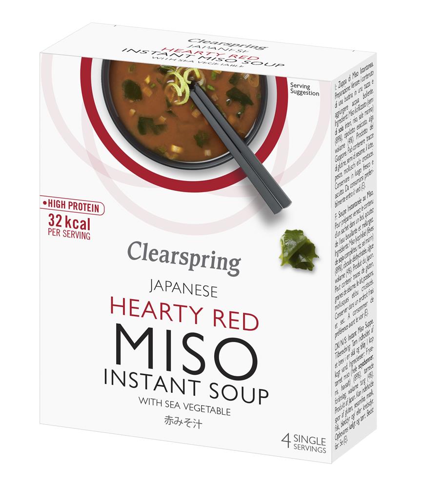 Clearspring Instant Miso Soup - Hearty Red with Sea Vegetables