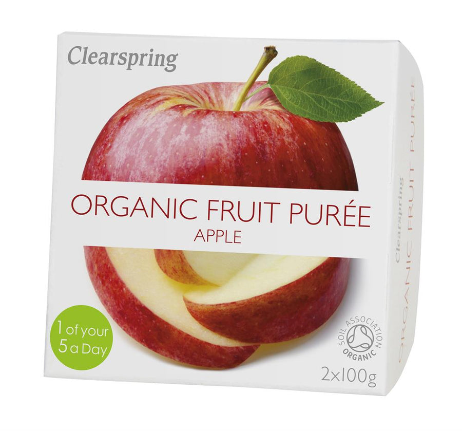 Clearspring Organic Fruit PurÃ©e Apple 2 x 100g