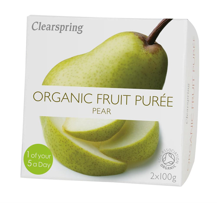 Clearspring Organic Fruit PurÃ©e Pear 2 x 100g