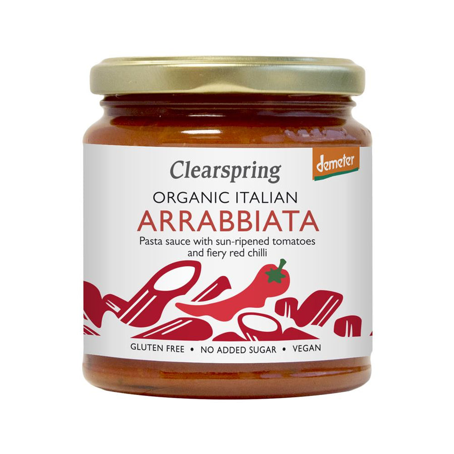 Clearspring Demeter Organic Italian Arrabbiata Pasta Sauce 300g