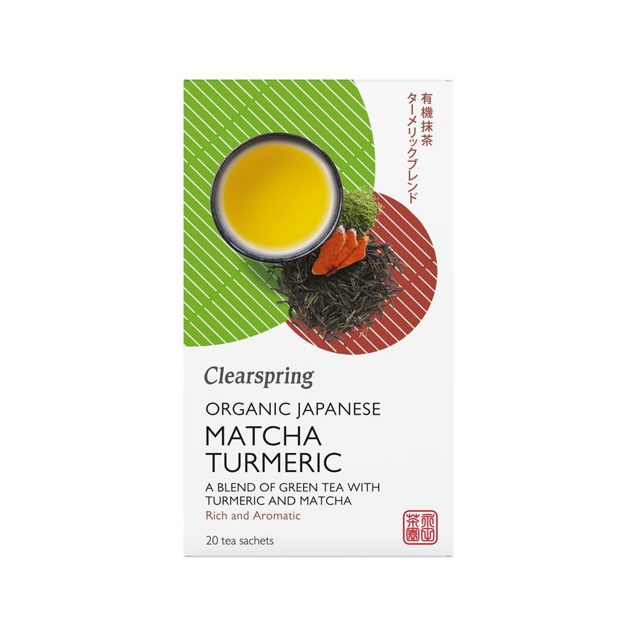 Organic Japanese Matcha Turmeric 20 Teabags