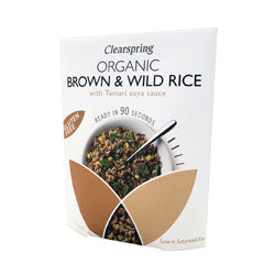 Clearspring Organic Gluten Free Brown & Wild Rice 250g