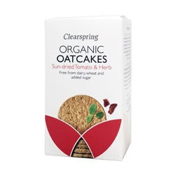 Clearspring Sun Dried Tomato & Herb Oatcakes 200g