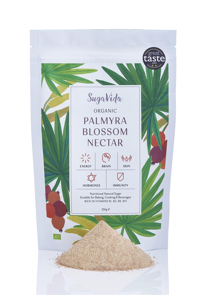 SugaVida Palmyra Blossom Nectar Sugar Sweetener 250g