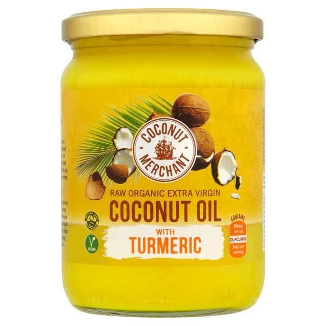 Coconut Merchant Organic Coconut Oil With Turmeric 500ml