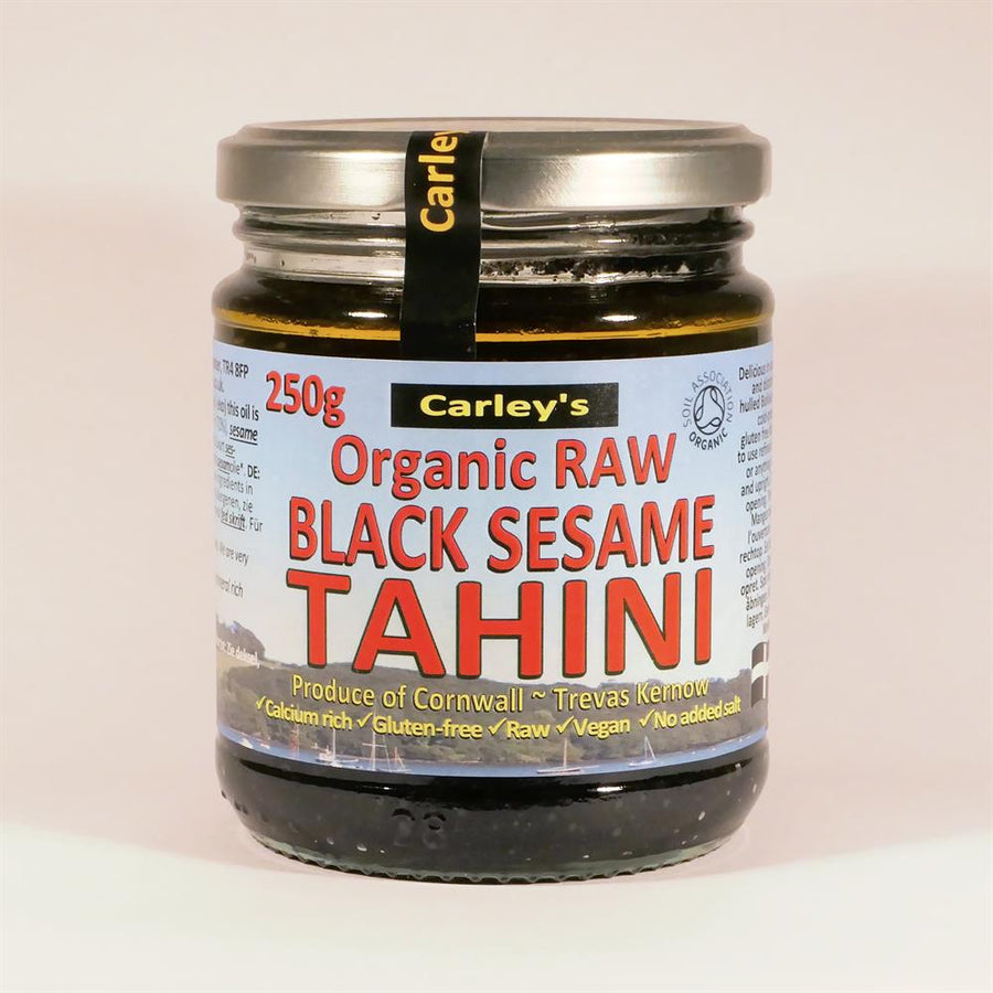 Carley's Organic Raw Black Sesame Tahini 250g
