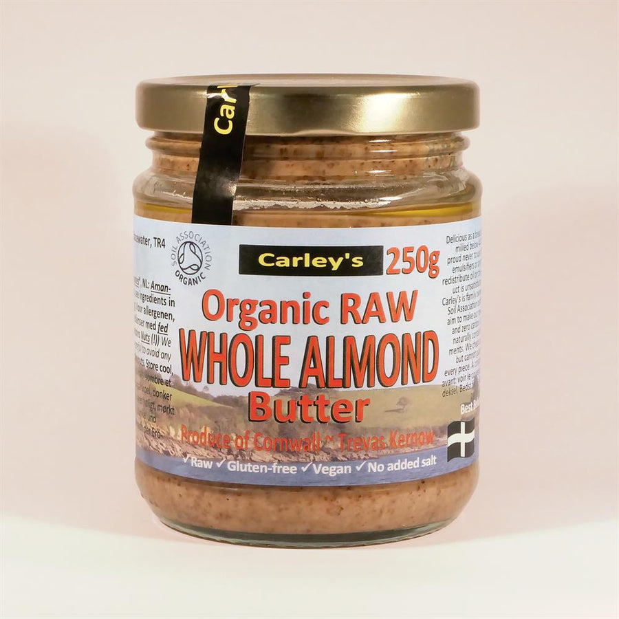 Carley's Organic Raw Almond Butter 250g
