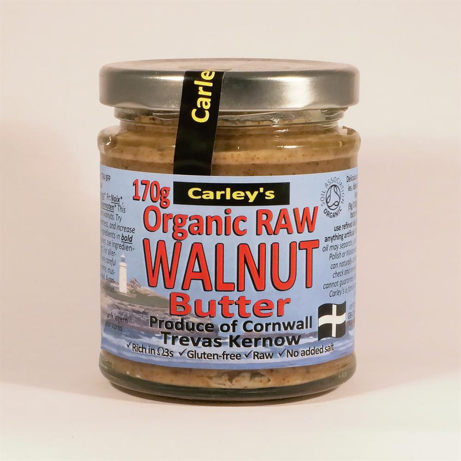 Carley's Organic Raw Walnut Butter 170g