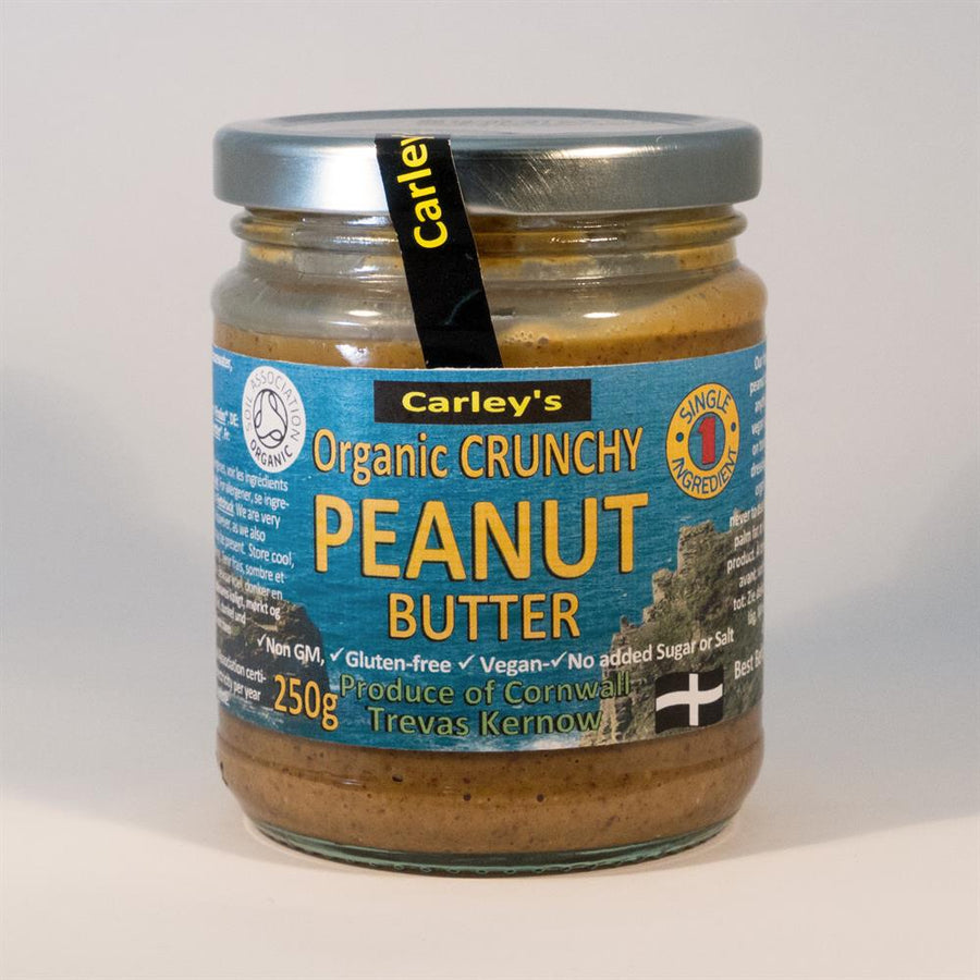 Carley's Organic Crunchy Peanut Butter 250g