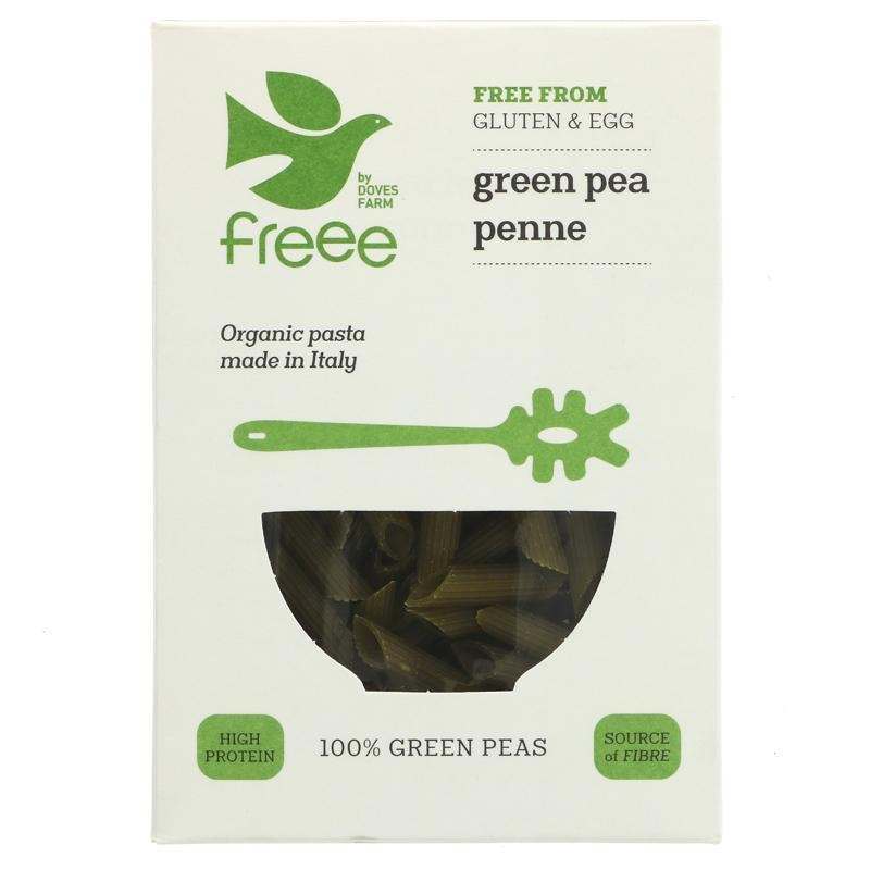 Doves Farm Gluten Free Green Pea Penne Pasta 250g