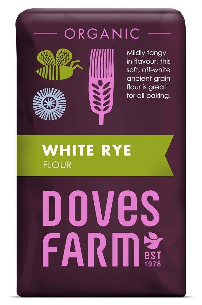 Doves Farm Organic White Rye Flour 1kg