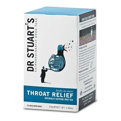 Dr Stuarts Throat Relief 15 Bags - Pack of 4