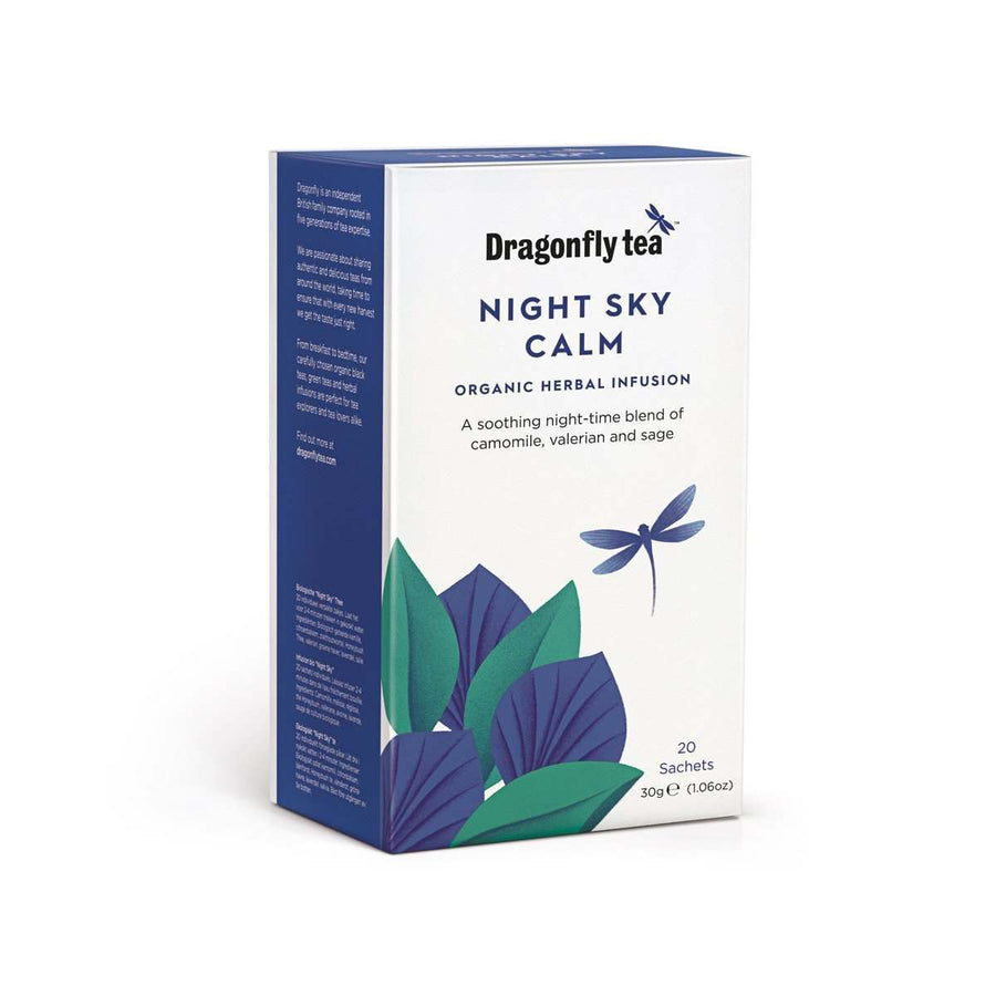 Dragonfly Tea Organic Night Sky Calm 20 Sachets